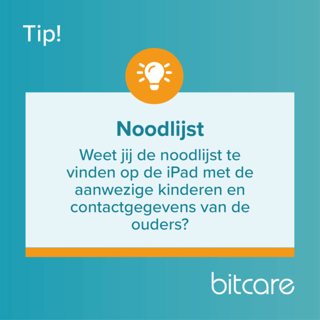 Social | TIP | Noodlijst